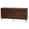 Baxton Studio Graceland Mid-Century Modern Transitional Walnut Brown Finished Wood 6-Drawer Dresser 236-13276-ZORO - alternate 5